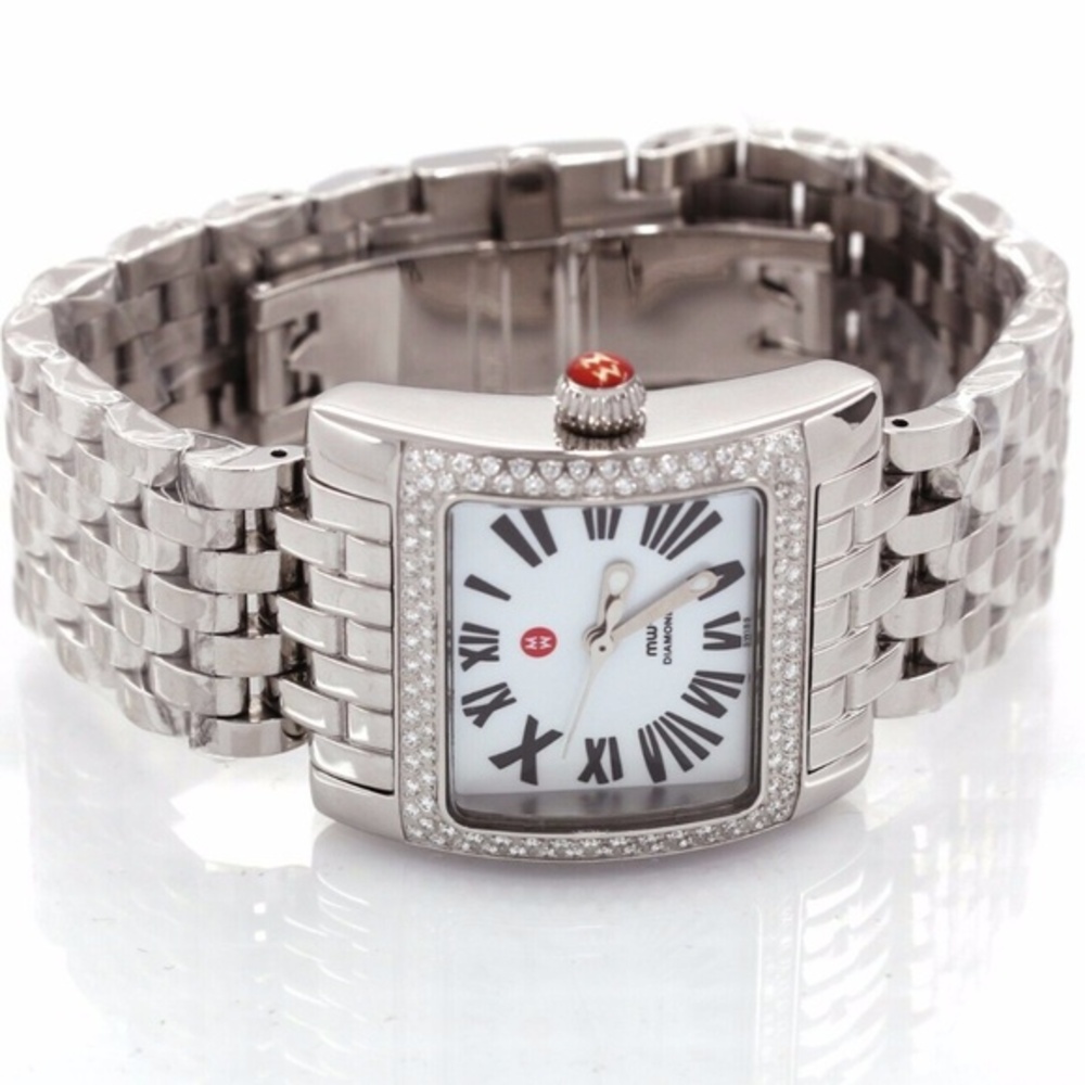 Michele Mw2 Mini Diamond Watch Stainless steel